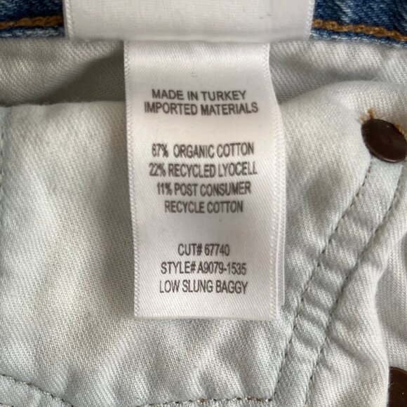 AGOLDE Low Rise Baggy in Mid Denim- for jlo476 - Picture 6 of 6